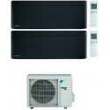 condizionatore daikin stylish total black wi fi dual split 90009000 btu inverter gas r 32 2mxm40n