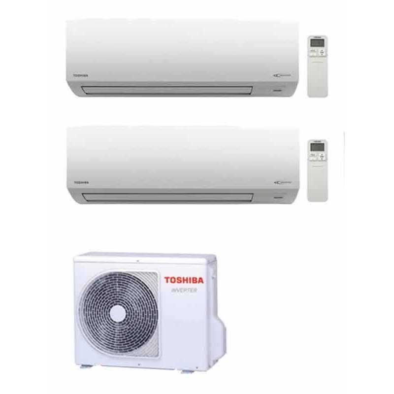 climatizzatore condizionatore dual split toshiba akita evo ii 700012000 712 a