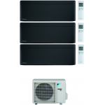CONDIZIONATORE DAIKIN STYLISH TOTAL BLACK WI-FI TRIAL SPLIT 7000+12000+15000 BTU INVERTER GAS R-32 3MXM68N A+++