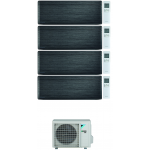 CONDIZIONATORE DAIKIN STYLISH REAL BLACKWOOD WI-FI QUADRI SPLIT 7000+7000+7000+9000 BTU INVERTER R32 4MXM68N A+++