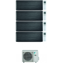 condizionatore daikin stylish real blackwood wi fi quadri split 70007000700012000 btu inverter r32 4mxm68n