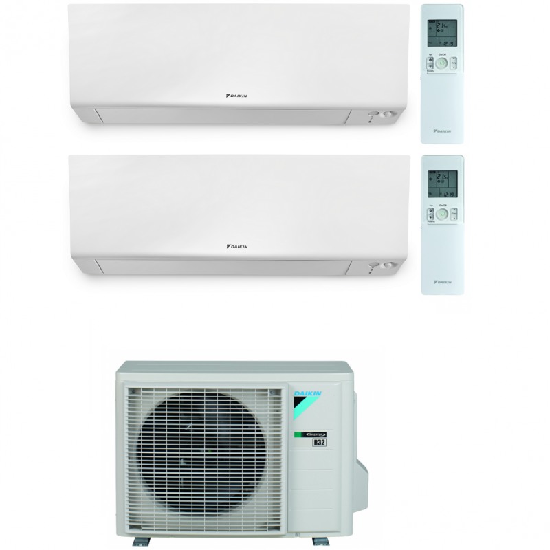 condizionatore daikin perfera wall dual split 50005000 btu wi fi inverter r32 2mxm40n