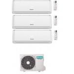 CONDIZIONATORE HISENSE TRIAL SPLIT ENERGY PRO 9000+9000+9000 BTU WIFI INVERTER 3AMW52U4RJA A++