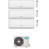 CONDIZIONATORE HISENSE TRIAL SPLIT ENERGY PRO 9000+9000+12000 BTU WIFI INVERTER 3AMW52U4RJA A++