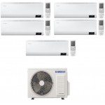 CONDIZIONATORE SAMSUNG PENTA SPLIT WINDFREE AVANT 7000+7000+7000+7000+7000 BTU WIFI INVERTER AJ100TXJ5KG A++