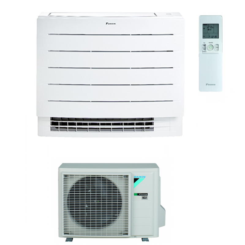 condizionatore daikin a pavimento perfera floor 18000 btu monosplit inverter wifi r32 fvxm50a