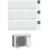 CONDIZIONATORE MITSUBISHI TRIAL SPLIT KIRIGAMINE ZEN BIANCO 7000+7000+7000 BTU WIFI INVERTER MXZ-3F54VF A+++