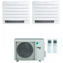 condizionatore daikin dual split a pavimento perfera floor 1200018000 btu wifi inverter 2mxm50n