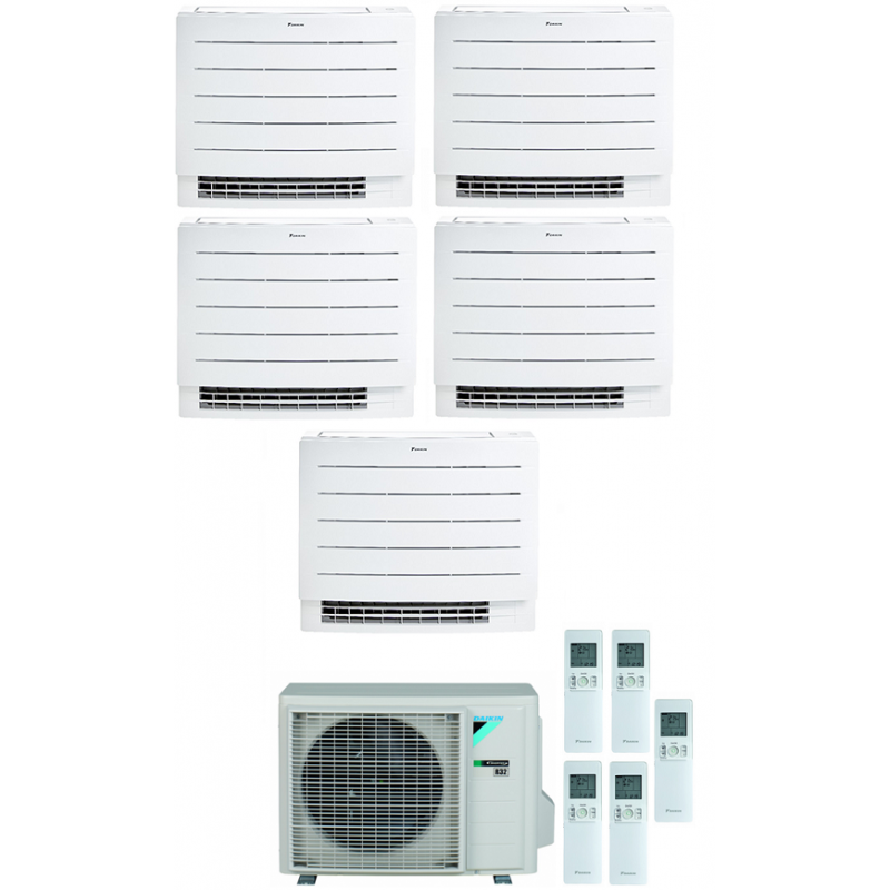 condizionatore daikin penta split a pavimento perfera floor 900090009000900018000 btu wifi inverter 5mxm90n