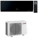 condizionatore mitsubishi kirigamine zen nero 9000 btu msz ef25vgkb monosplit inverter wifi integrato r 32