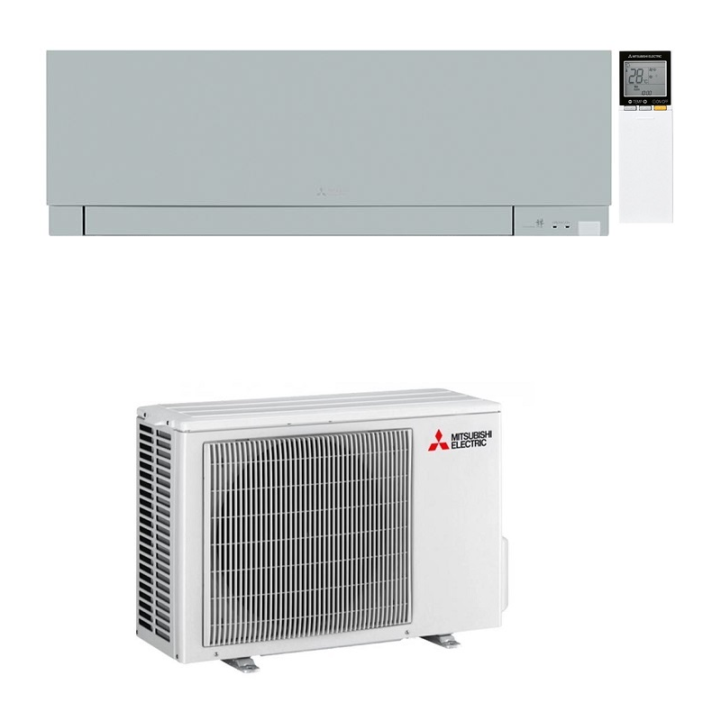 condizionatore mitsubishi kirigamine zen silver 12000 btu msz ef35vgks monosplit inverter wifi integrato r 32