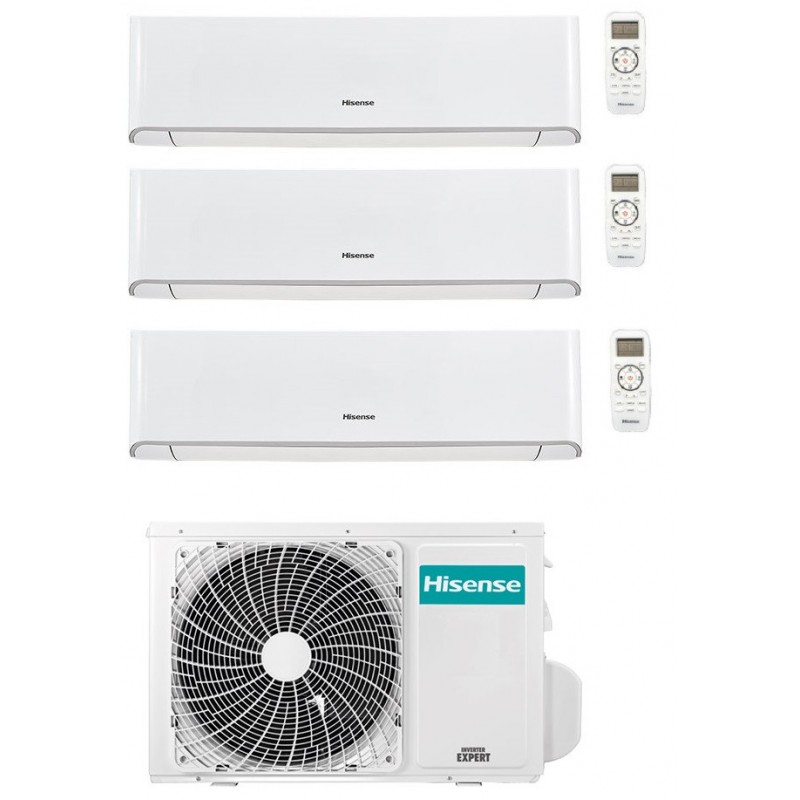 Condizionatore Hisense Trial Split Energy wifi 9000+9000+12000 Btu