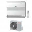 condizionatore toshiba a pavimento monosplit console gas r32 13000 btu