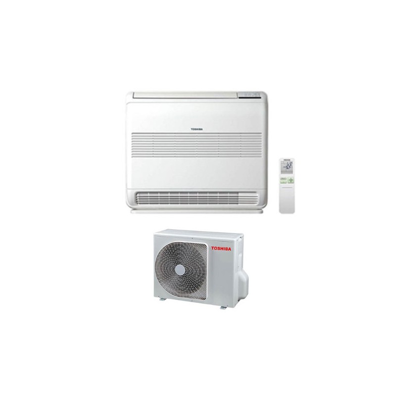 condizionatore toshiba a pavimento monosplit console gas r32 13000 btu