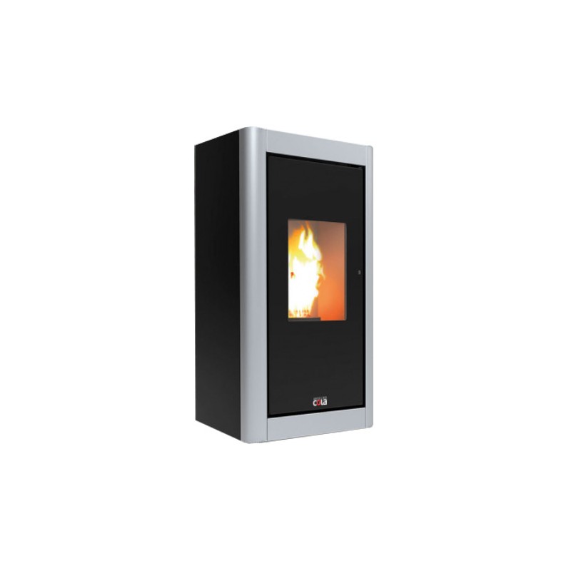 Stufa a Pellet Anselmo Cola Urban 6.33 Kw ad Aria - Zeta Idraulica