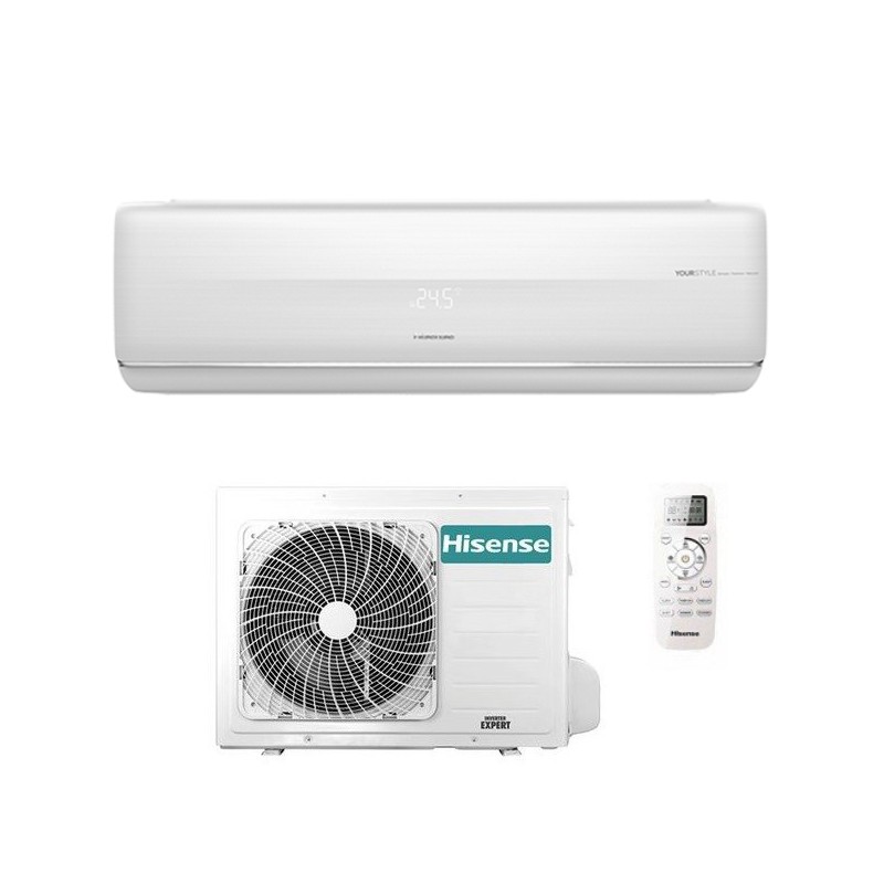 condizionatore hisense fresh master wi fi 9000 btu monosplit inverter r32