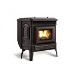 STUFA A PELLET LA NORDICA EXTRAFLAME TEODORA EVO 8 KW IN GHISA COLORE NERO AD ARIA