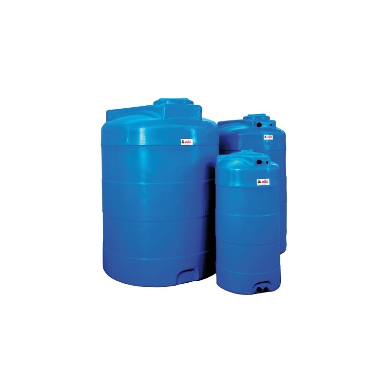 serbatoio elbi cisterna contenitore verticale polietilene mod cv pee 300 litri