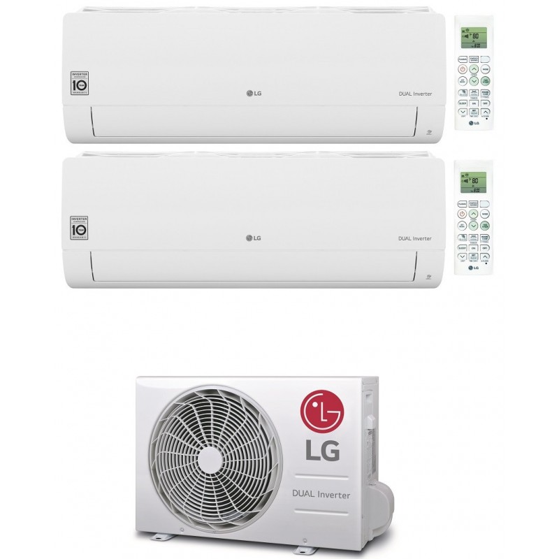 condizionatore lg libero smart wifi r32 dual split inverter 900018000 btu mu3r19