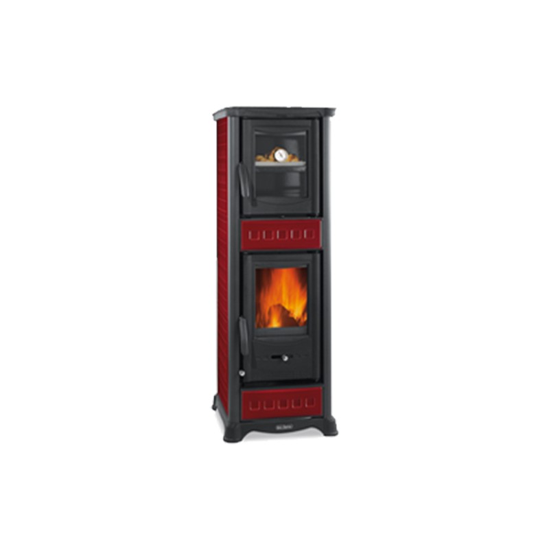 Stufa a Legna con Forno per cucinare Dal Zotto by Nordica Ombretta Forno 13  EVO - Zeta Idraulica