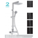 nikles colonna doccia fresh sl shower system 7 soffione quadrato