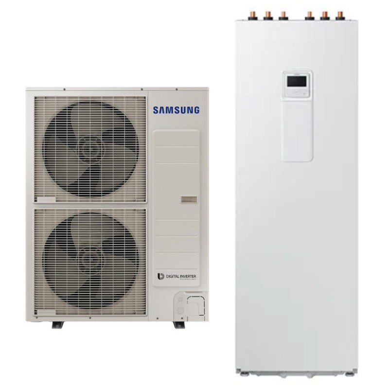 pompa di calore samsung 16 kw ae160rxydegeu ehs climate hub ae260rnwmegeu con comando mwr ww10n inverter r 32 a monofase