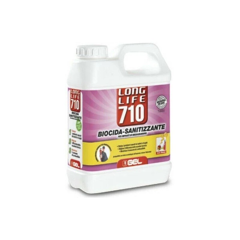 gel long life 710 1lt battericida sanitizzante