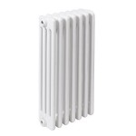 ERCOS COMBY RADIATORE A COLONNA 7 ELEMENTI 4 COLONNE INTERASSE 600 mm TERMOSIFONE TUBOLARE IN ACCIAIO