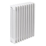 ERCOS COMBY RADIATORE A COLONNA 10 ELEMENTI 4 COLONNE INTERASSE 600 mm TERMOSIFONE TUBOLARE IN ACCIAIO