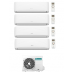 CONDIZIONATORE HISENSE QUADRI SPLIT HI-COMFORT 7000+7000+7000+7000 BTU WIFI INVERTER 4AMW81U4RAA A++