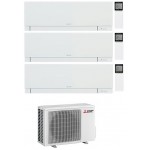 CONDIZIONATORE MITSUBISHI TRIAL SPLIT KIRIGAMINE ZEN BIANCO 7000+7000+7000 BTU WIFI INVERTER MXZ-3F68VF3 A++