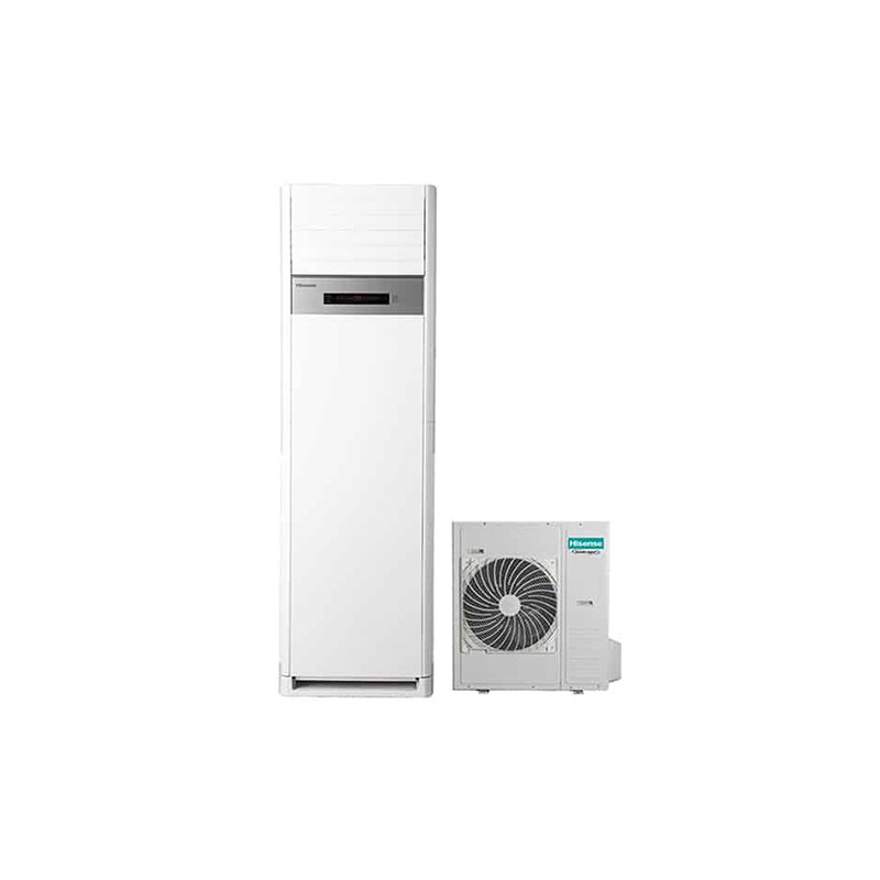 hisense condizionatore climatizzatore a colonna 48000 btu trifase inverter 