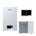 sistema ibrido vaillant 53 con caldaia ecotec plus 30 kw e pompa di calore monoblocco 8 kw arotherm vwl 853