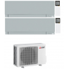 CONDIZIONATORE MITSUBISHI DUAL SPLIT KIRIGAMINE ZEN SILVER 7000+7000 BTU WIFI INVERTER MXZ-2F42VF3 A+++