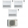 CONDIZIONATORE MITSUBISHI TRIAL SPLIT A PAVIMENTO CONSOLE 9000+9000+9000 BTU WIFI INVERTER MXZ-3F54VF3 A+++