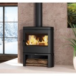 STUFA A LEGNA LA NORDICA EXTRAFLAME JENNIFER 2.0 EPS 8,0 KW INTERAMENTE IN GHISA SMALTATA AD ARIA