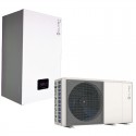 sistema pompa di calore ibrida clivet 24 kw edge evo 20 hybrid 31 chiller 64 kw monofase inverter con modulo idronico a