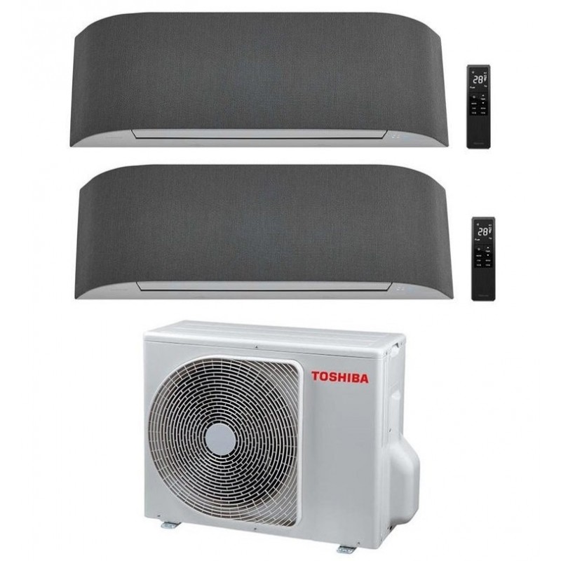 toshiba haori wifi r32 condizionatore dual split inverter 90009000 99 btu ras 2m14u2avg e a