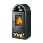 STUFA A LEGNA LA NORDICA EXTRAFLAME NORVEGIA NEW BII 10,6 KW IN GHISA SMALTATA AD ARIA