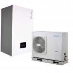 SISTEMA POMPA DI CALORE IBRIDA CLIVET 24 KW EDGE EVO 2.0 HYBRID 41 CHILLER 8.6 KW MONOFASE INVERTER CON MODULO IDRONICO A++