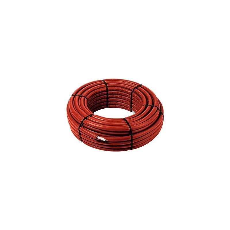 tubo multistrato isolato valsir mixal per riscaldamentosanitario da 16 x 2 rosso 50 metri