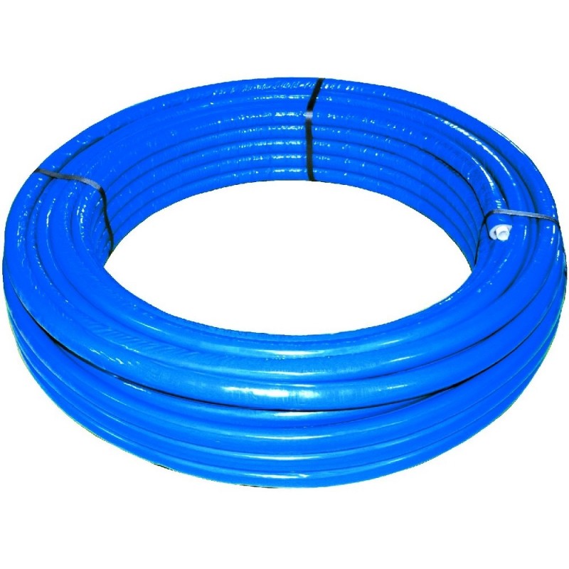 tubo multistrato isolato valsir mixal per riscaldamentosanitario da 16 x 2 blu 50 metri