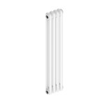 ERCOS COMBY RADIATORE A COLONNA 4 ELEMENTI 2 COLONNE INTERASSE 1435 mm TERMOSIFONE TUBOLARE IN ACCIAIO