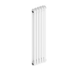 ERCOS COMBY RADIATORE A COLONNA 5 ELEMENTI 2 COLONNE INTERASSE 1435 mm TERMOSIFONE TUBOLARE IN ACCIAIO