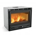 inserto a legna la nordica extraflame 70 l 40 78 kw ad aria ventilato