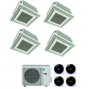 condizionatore daikin quadri split cassetta a 4 vie fully flat 9000900090009000 btu inverter 4mxm80n