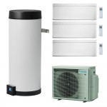 SISTEMA MULTI+ DAIKIN 5.2 KW GAS R-32 MONOFASE INVERTER CON STYLISH 7000+7000+7000 + SERBATOIO ACS 120 LITRI