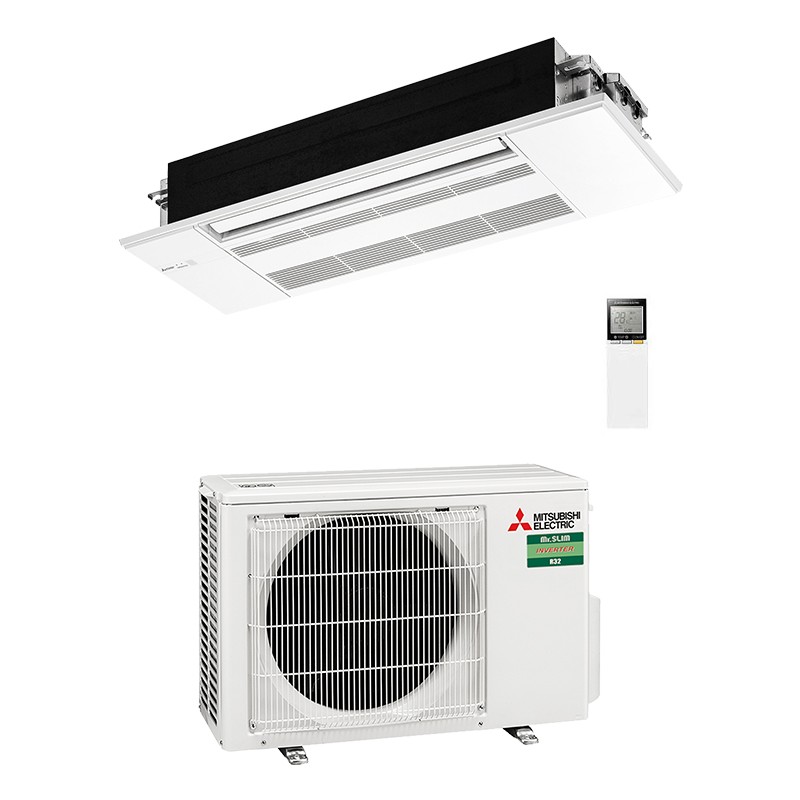 condizionatore mitsubishi cassetta 1 via 12000 btu monosplit inverter r32 mlz kp35vf