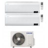 WINDFREE AVANT SAMSUNG CONDIZIONATORE DUAL SPLIT R-32 12000+18000 BTU INVERTER WIFI AJ068TXJ3KG A++