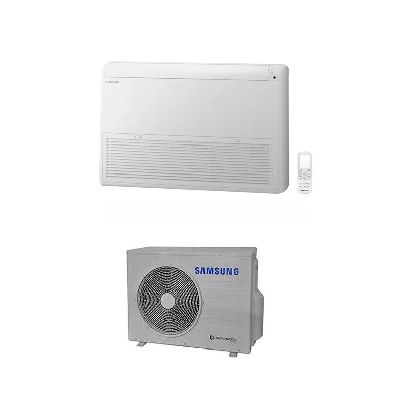 condizionatore samsung pavimento soffitto 24000 btu r32 monosplit console ac071rncdkg